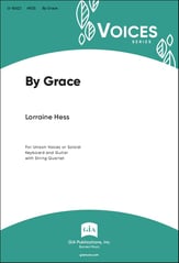 By Grace Unison choral sheet music cover